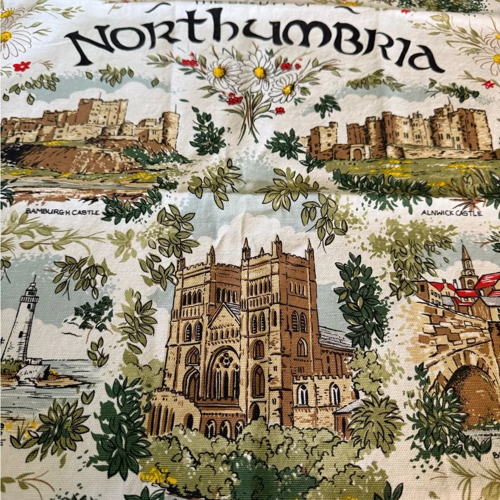 Northumerland tea towel